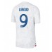 Ranska Olivier Giroud #9 Kopio Vieras Pelipaita MM-kisat 2022 Lyhyet Hihat